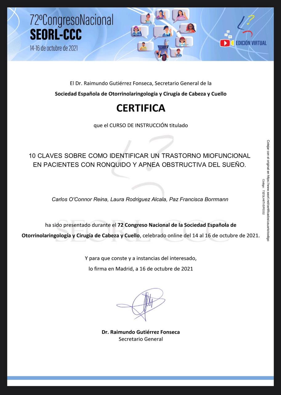 72º Congreso SEORL-CCC