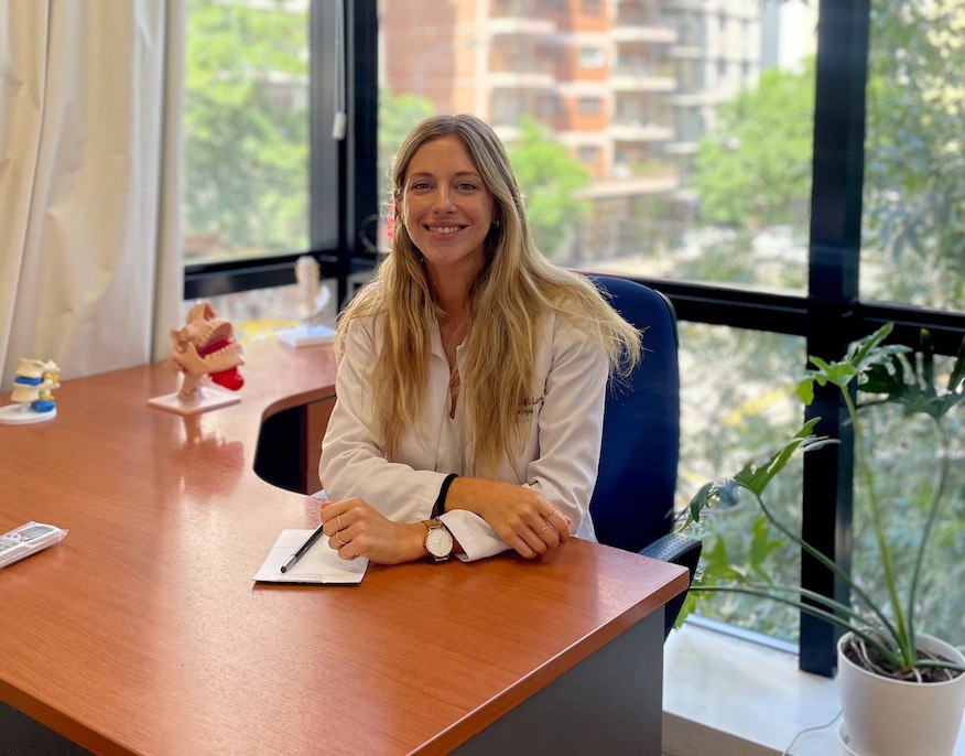 Lic. Francisca Borrmann en su consultorio