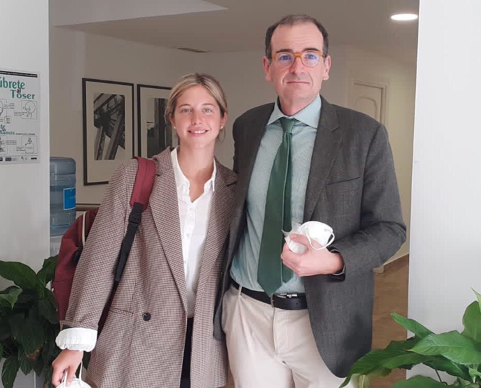 Francisca con Dr. O'Connor